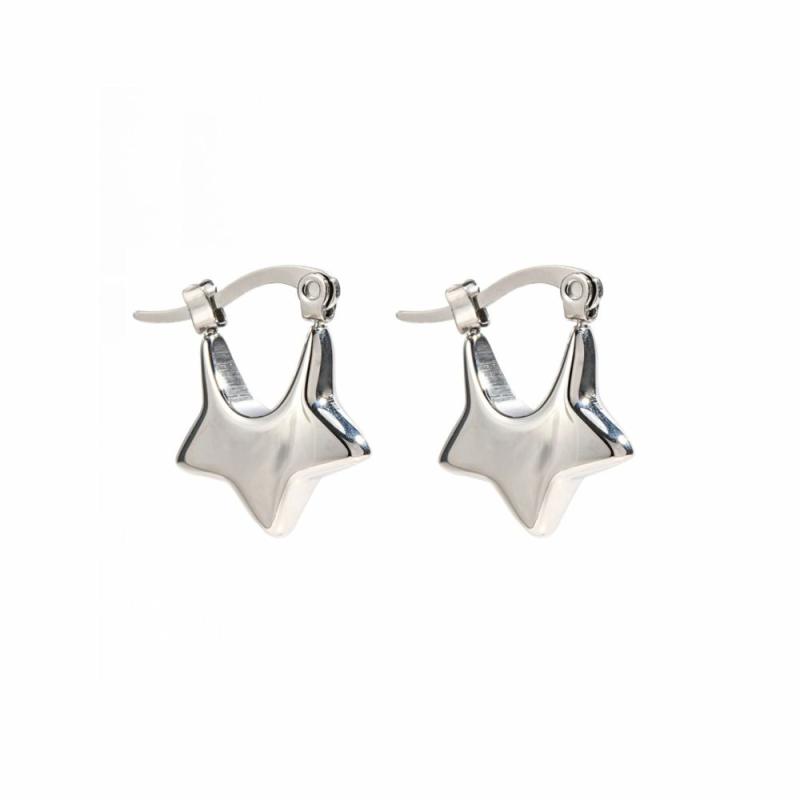 Earrings | Little Star Hoop Earrings Earrings Earrings