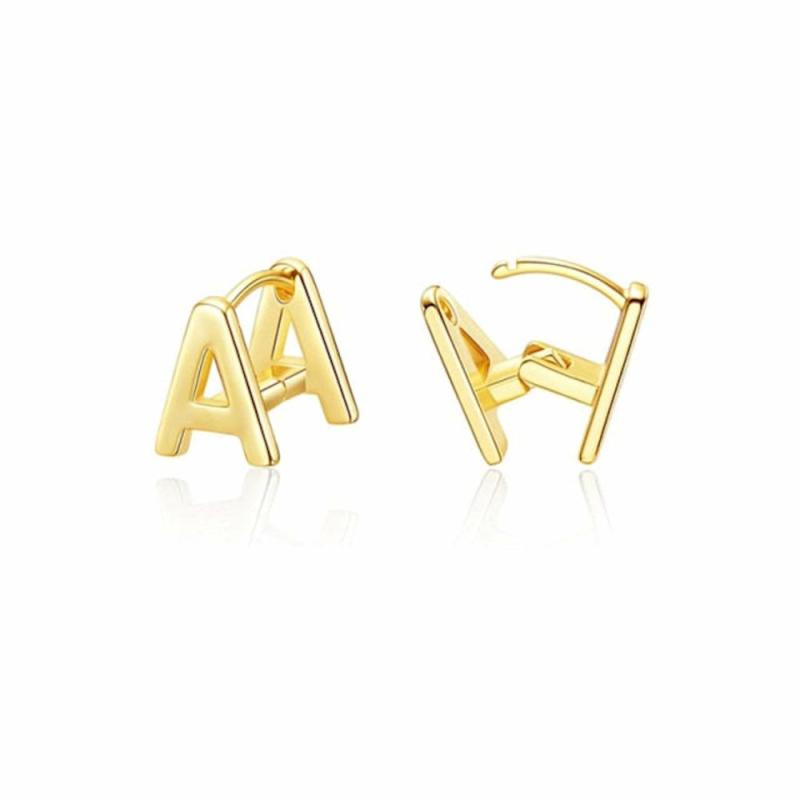 Earrings | Poppy Alphabet Huggie Earrings Earrings Earrings