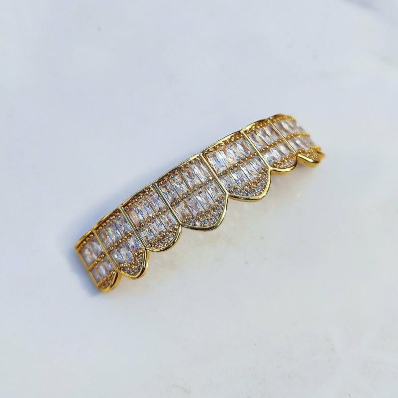 Grillz | 18k Gold Baguette Grillz Grillz Grillz