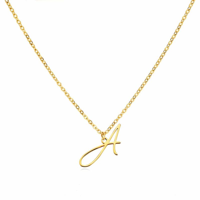 Pendant Necklaces | Allura Alphabet Necklaces Jewelry Pendant Necklaces