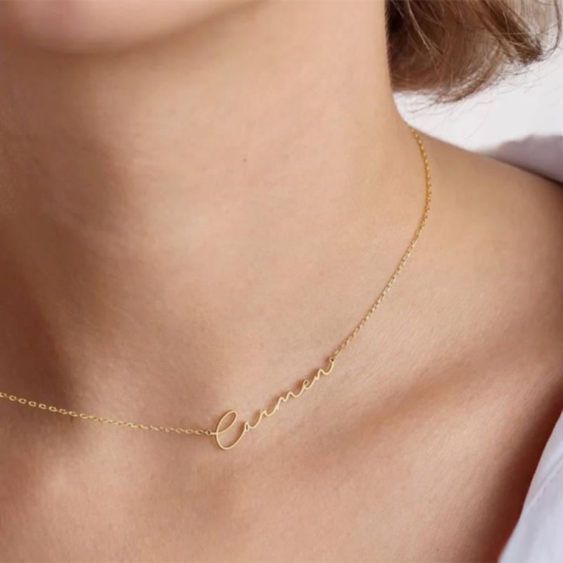 Pendant Necklaces | C’est Moi Nameplate Necklace Jewelry Pendant Necklaces