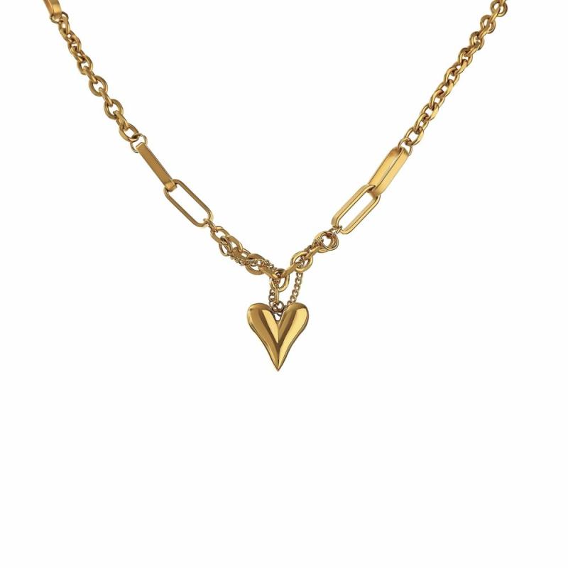 Pendant Necklaces | Heart Chain Necklace Jewelry Pendant Necklaces