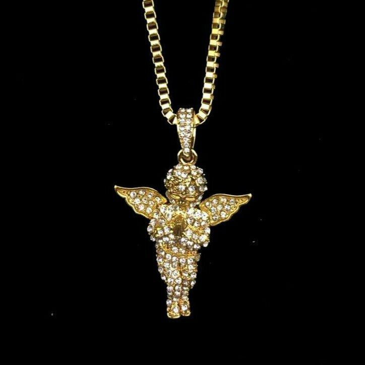 Pendants With Chains | Baby Angel Pendant and Chain Jewelry Pendants With Chains