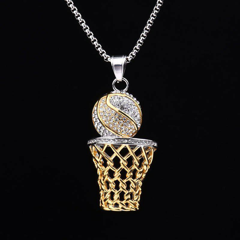 Pendants With Chains | Diamond BBall Jewelry Pendants With Chains