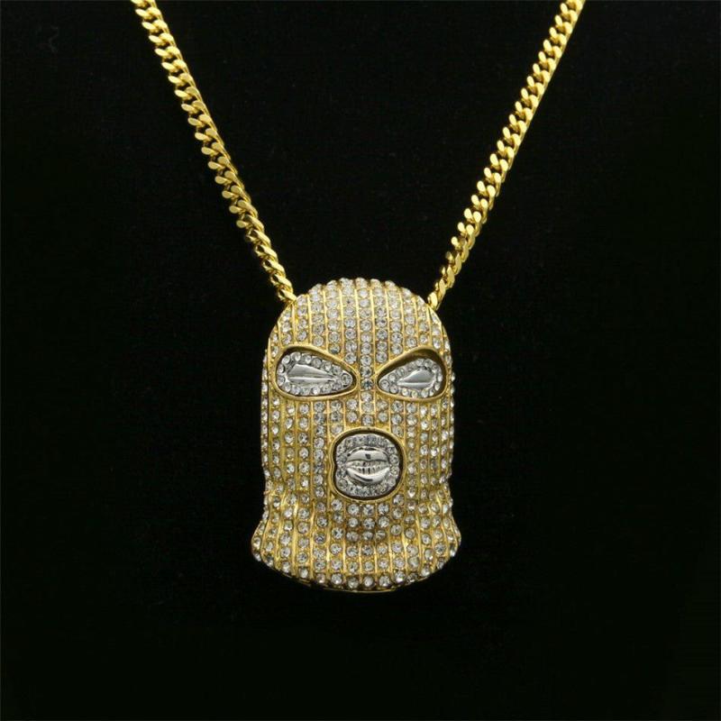 Pendants With Chains | Diamond Ski Mask Jewelry Pendants With Chains