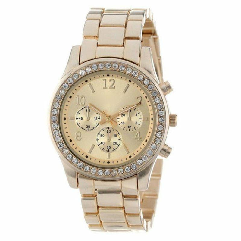 Watches | 18K Gold Diamond Bezel Watch Jewelry Watches