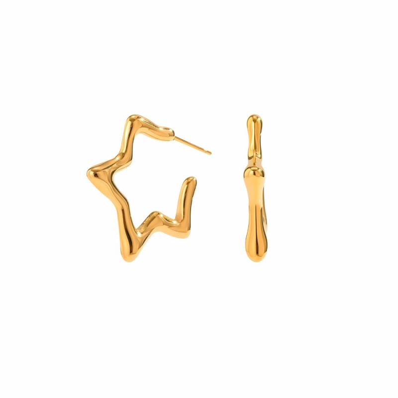 Earrings | Hollow Star Stud Earrings